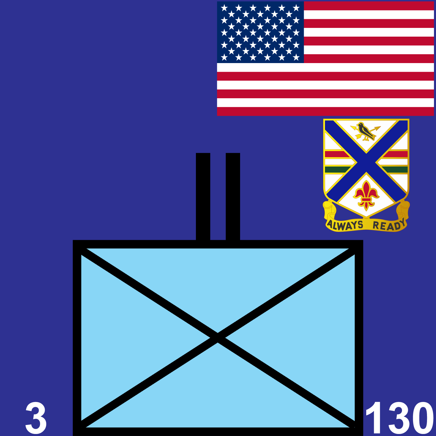 3d Battalion, 130th Infantry Regiment icon